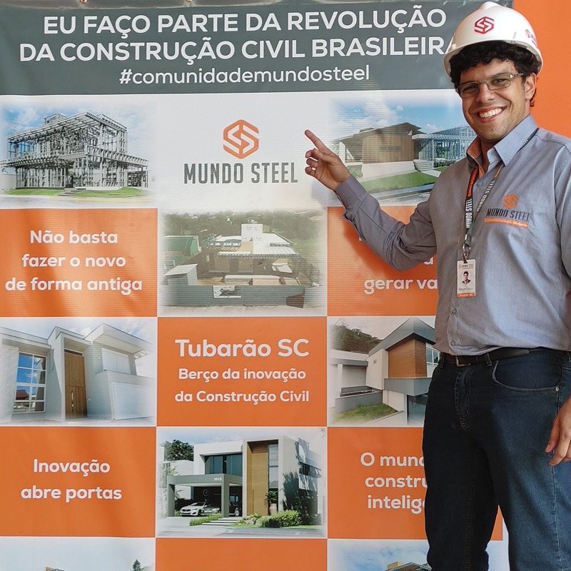 Rangel Teodoro em visita à fábrica da Mundo Steel