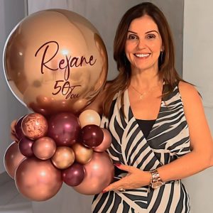 Rejane Lima comemorou aniversário